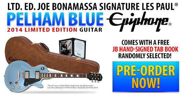 Joe Bonamassa 2014 Limited Edition Collectible Les Paul® standard