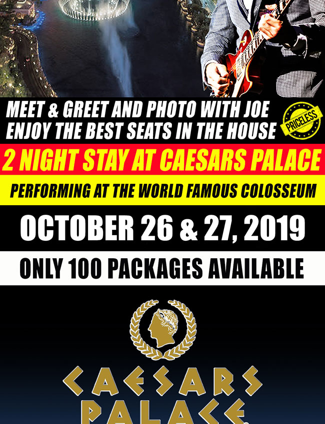 Head to Vegas for an exclusive VIP experience with Joe Bonamassa; you won't want to miss it!