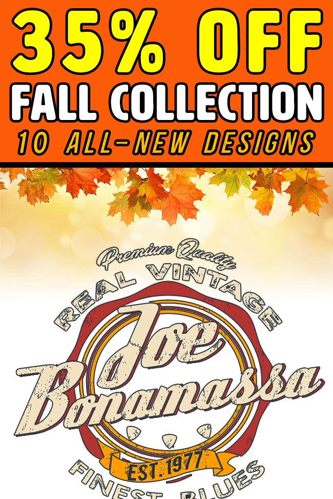 Get the latest deals on Bonamassa merch here!