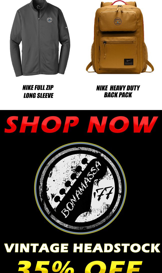 Get the latest deals on Bonamassa merch here!