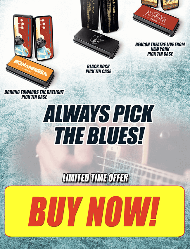 The latest Bonamassa products and sales new for you this week!
