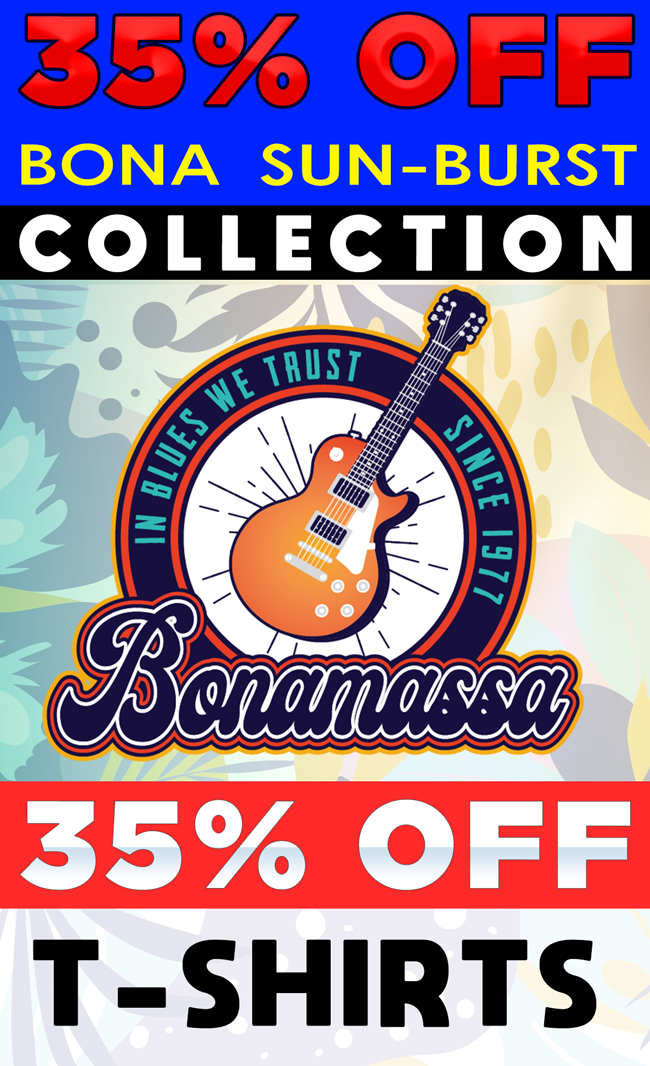 Get the latest deals on Bonamassa merch here!