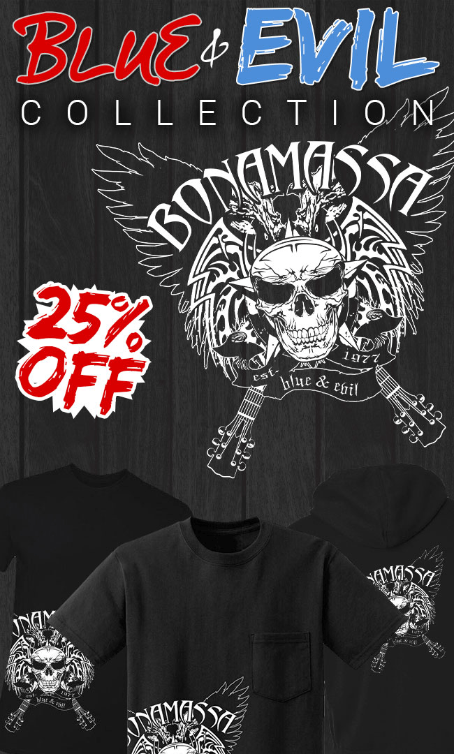 The latest Bonamassa products and sales new for you this week!