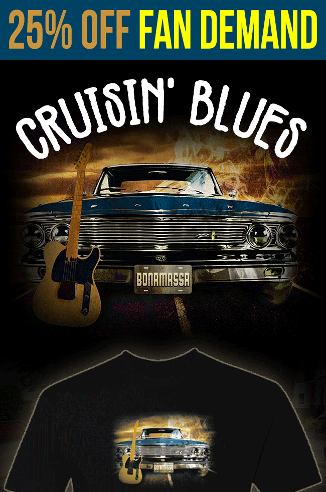The latest Bonamassa products and sales new for you this week!