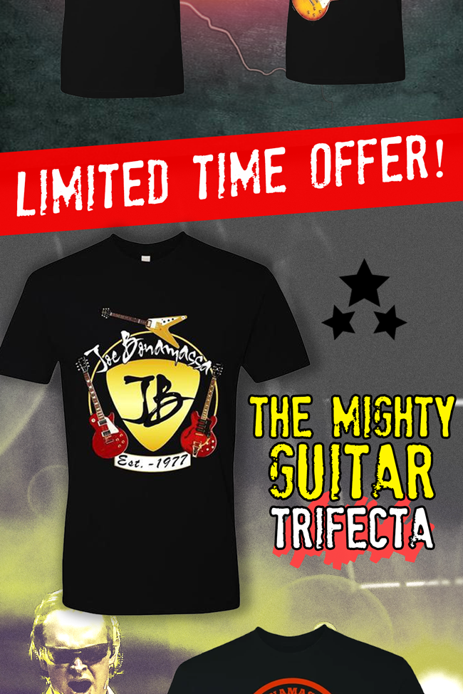 Get the latest deals on Bonamassa merch here!