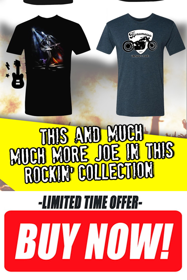 Get the latest deals on Bonamassa merch here!