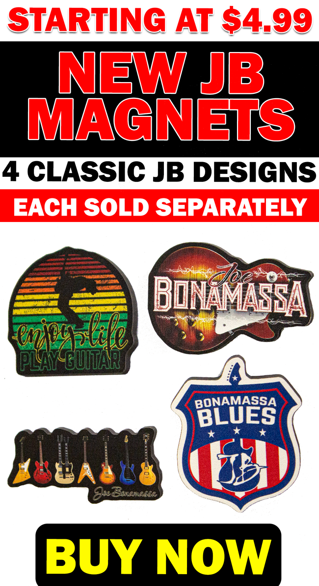 The latest Bonamassa products and sales new for you this week!