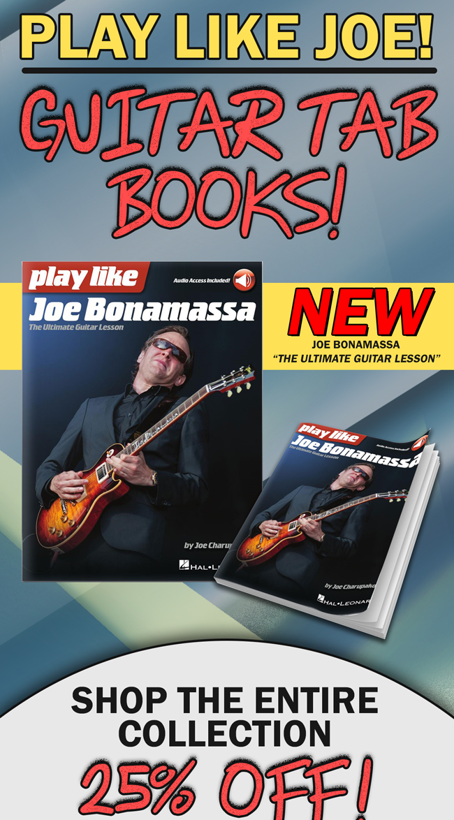 The latest Bonamassa products and sales new for you this week!