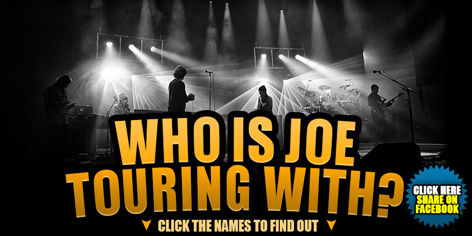 Who is Joe Bonamassa touring with this spring 2014?