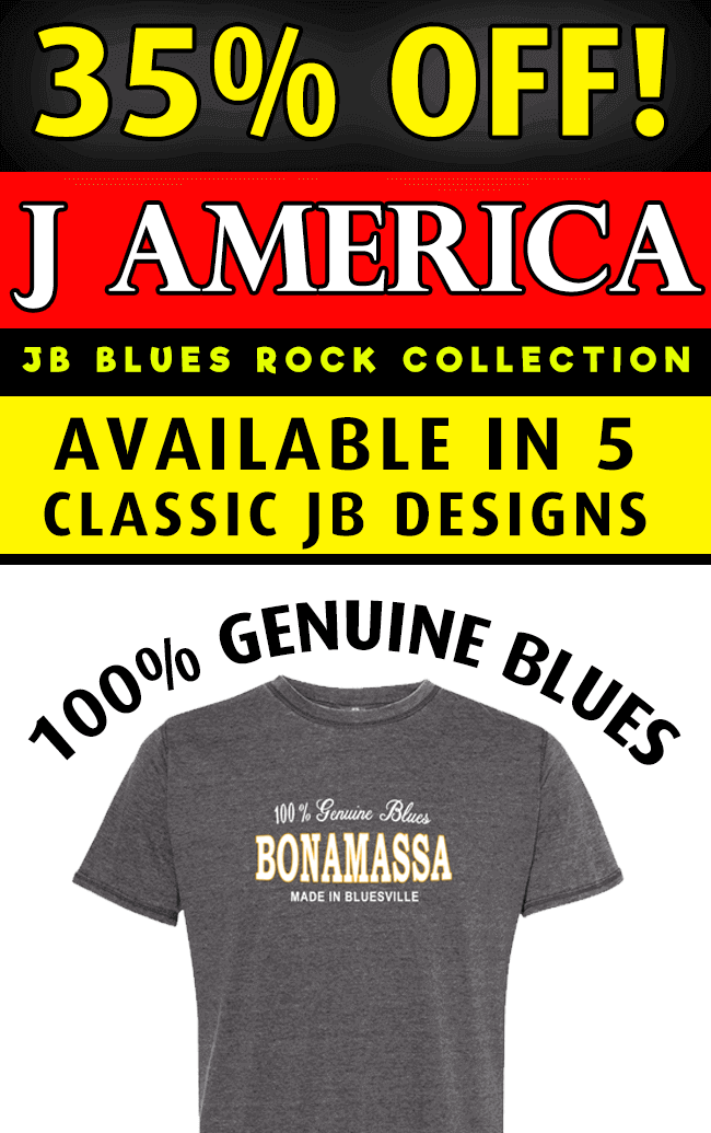 The latest Bonamassa products and sales new for you this week!