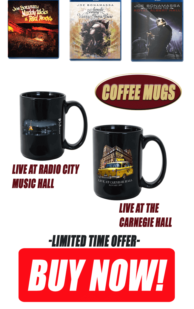 The latest Bonamassa products and sales new for you this week!