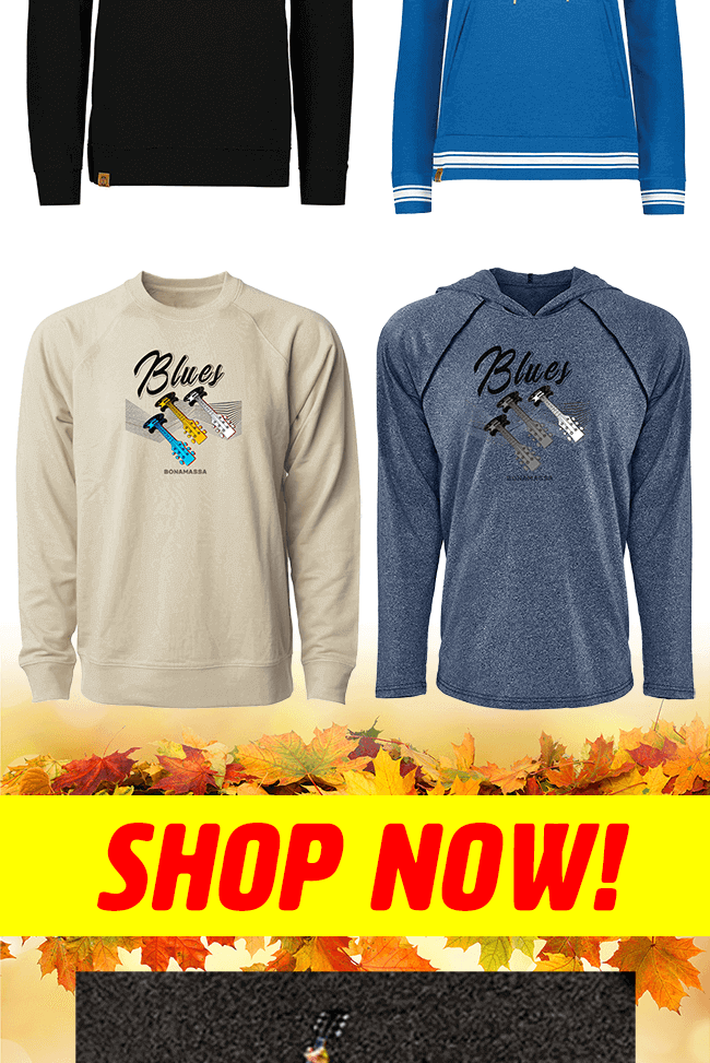 The latest Bonamassa products and sales new for you this week!