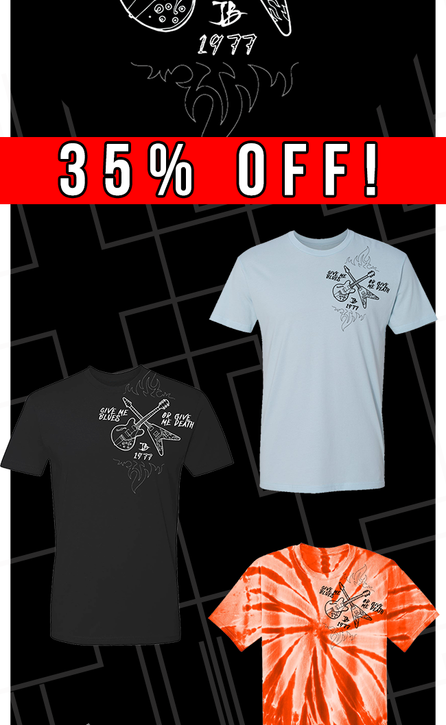 Get the latest deals on Bonamassa merch here!