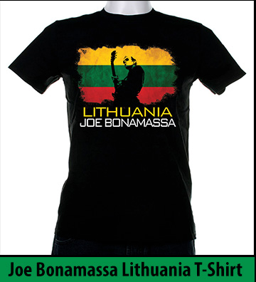Bonamassa Lithuania world tee