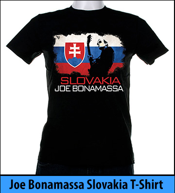 Bonamassa Slovakia world tee