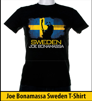 Bonamassa Sweden world tee