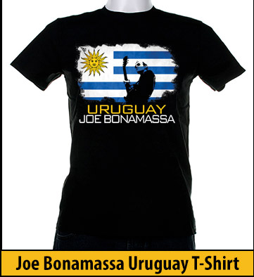 Bonamassa Uruguay world tee
