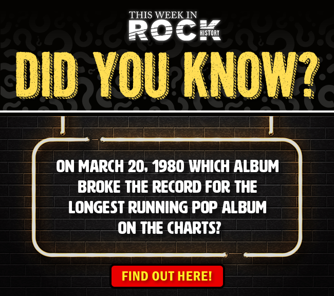 See what happened this week in rock history!