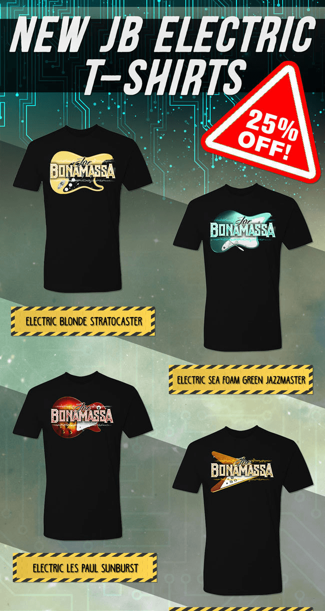 Get the latest deals on Bonamassa merch here!