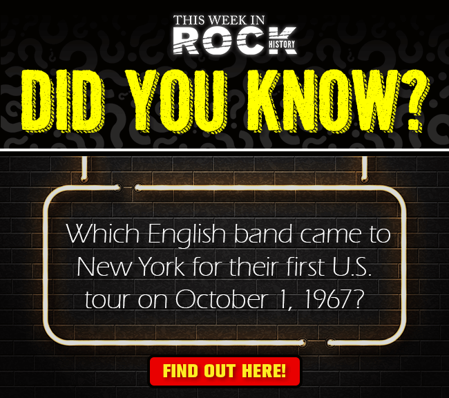 See what happened this week in rock history!