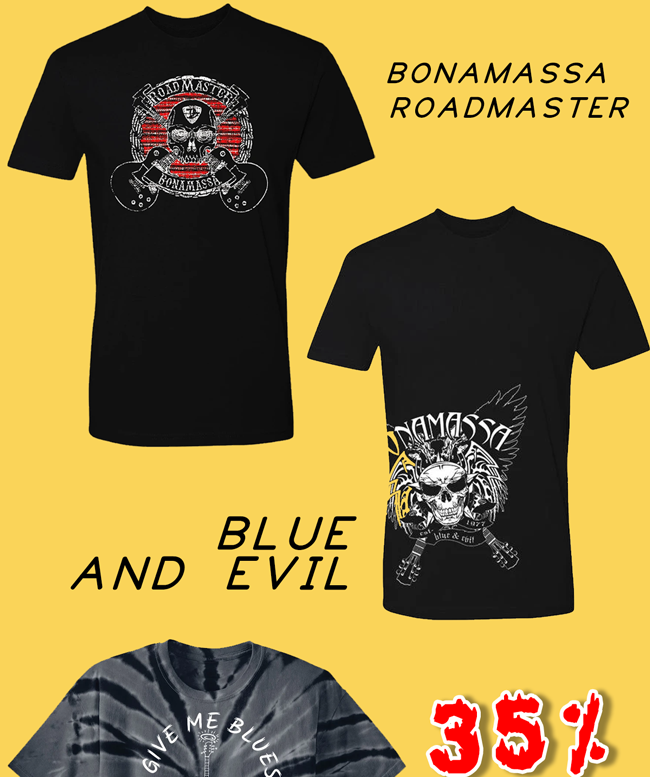 Get the latest deals on Bonamassa merch here!