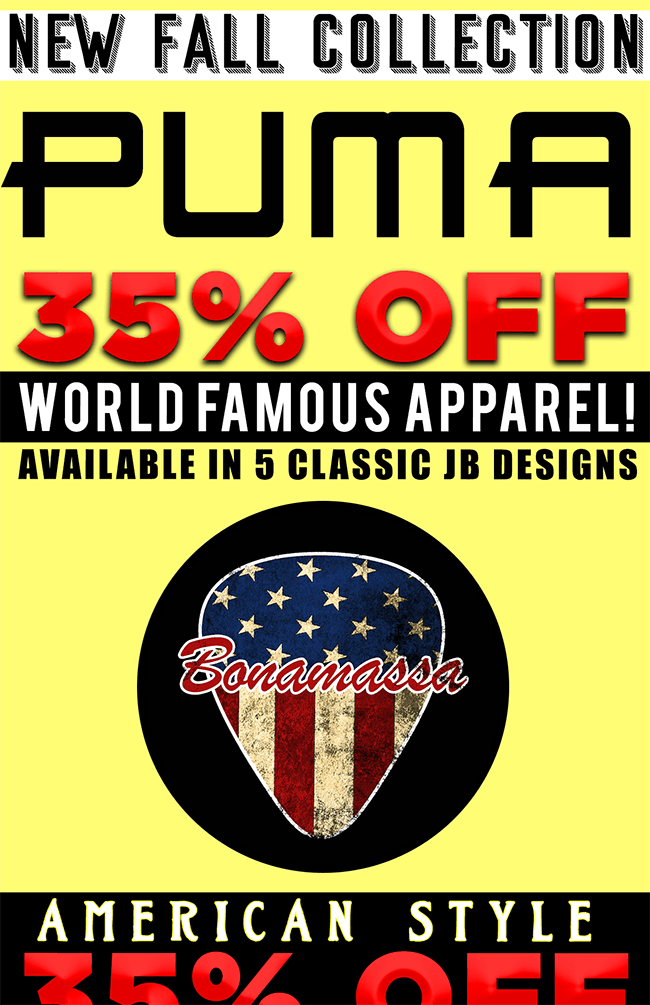 Get the latest deals on Bonamassa merch here!